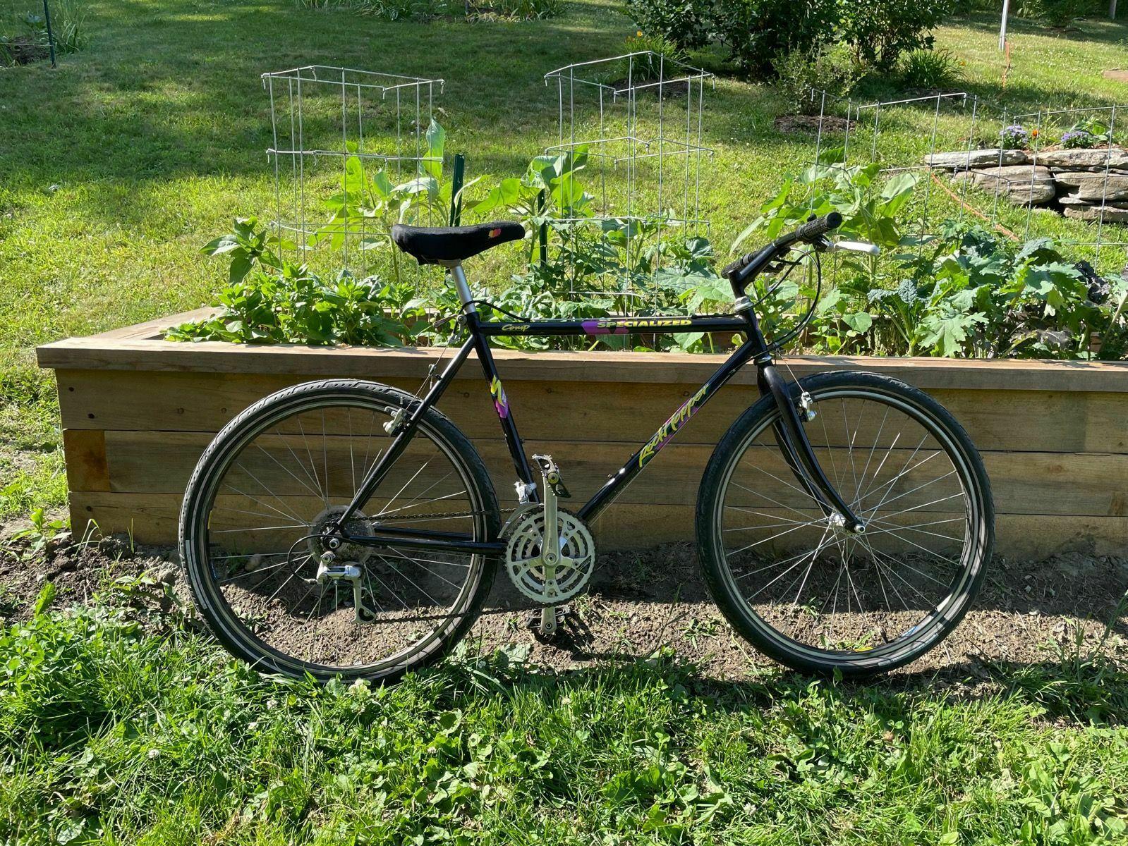 1987 Specialized Rockhopper Black, Purple, and Stickers tape or other cover-up