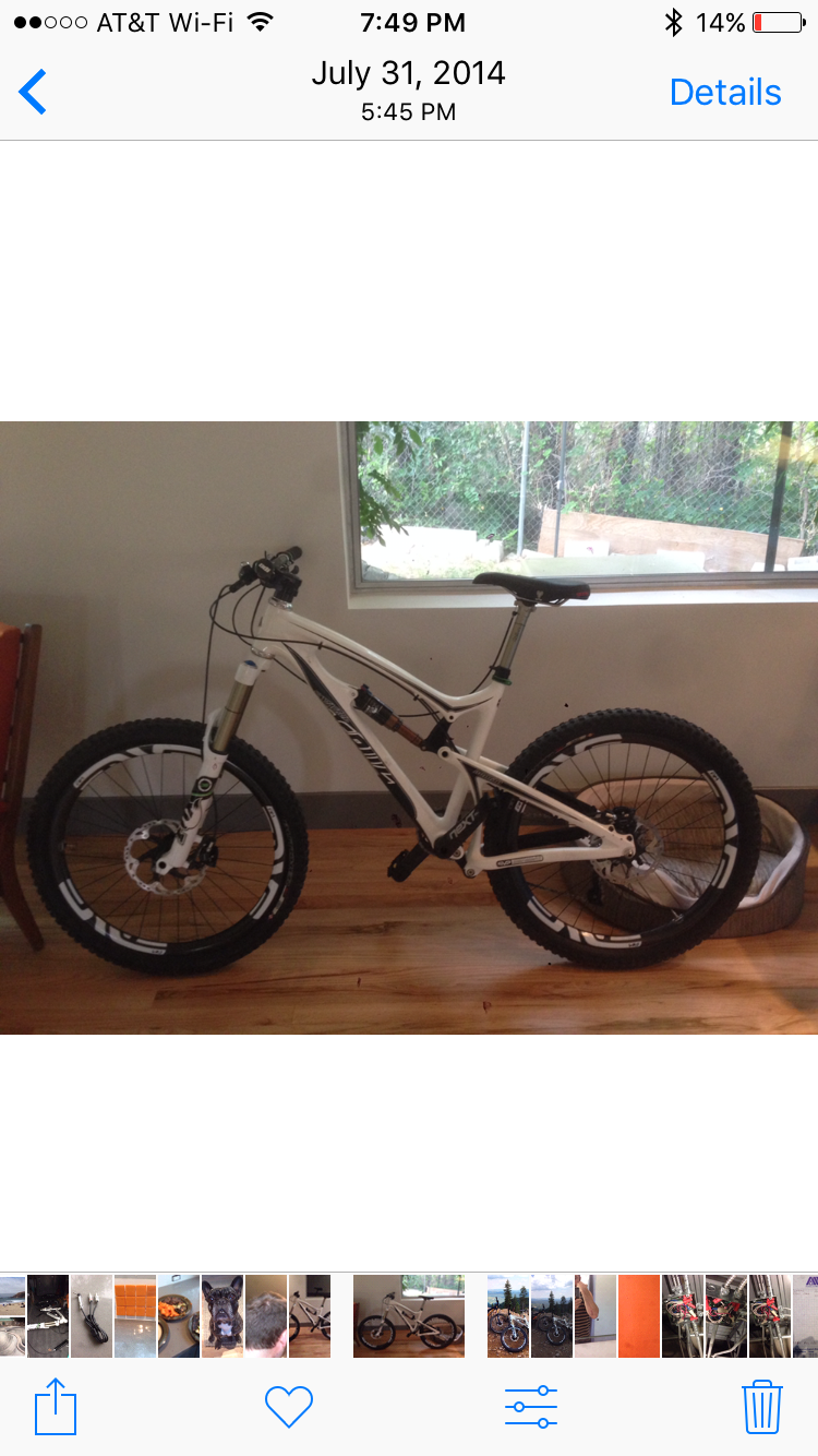 2012 Santa Cruz Nomad White