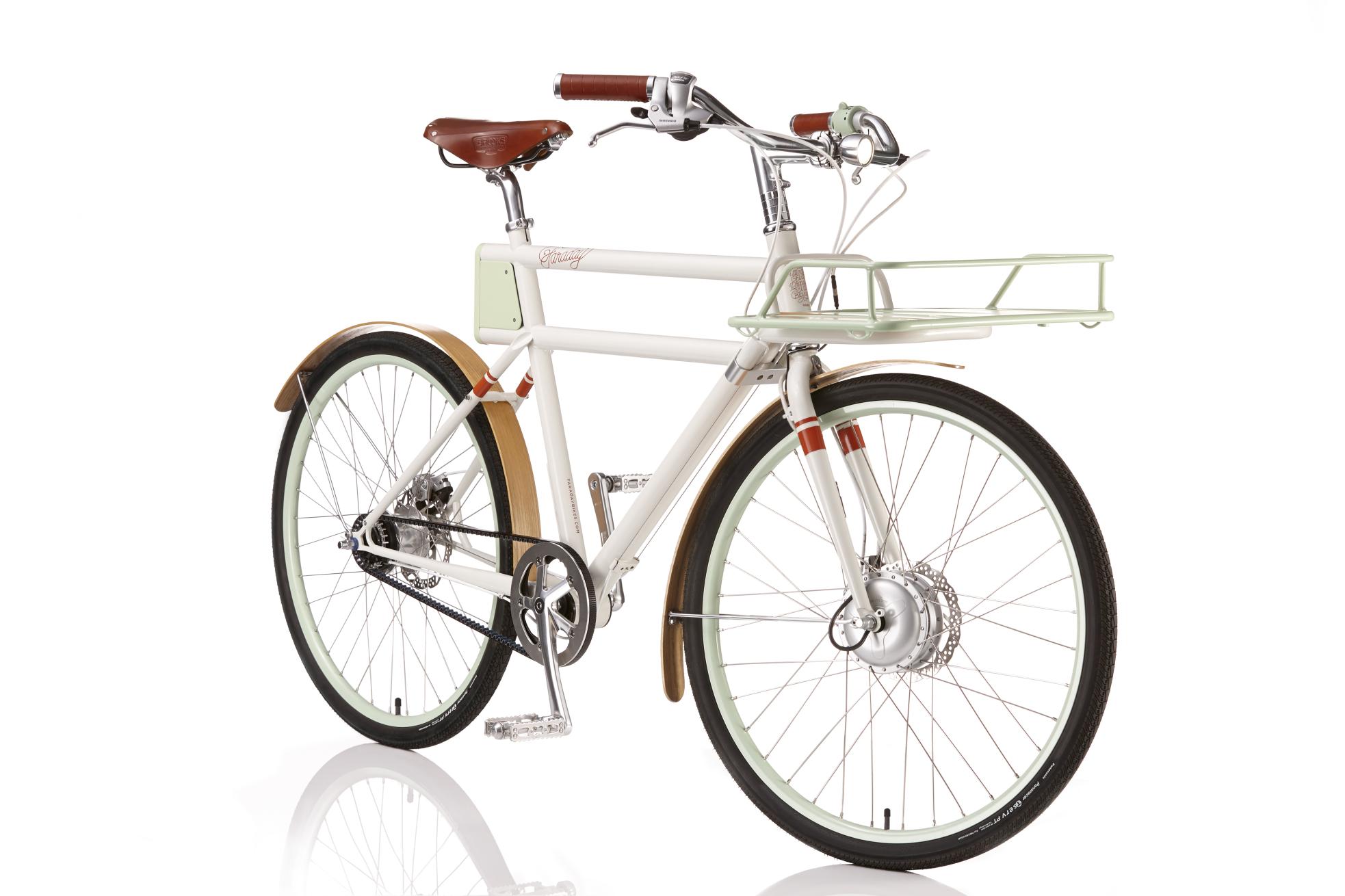 2014 Faraday Bicycles Porteur  White