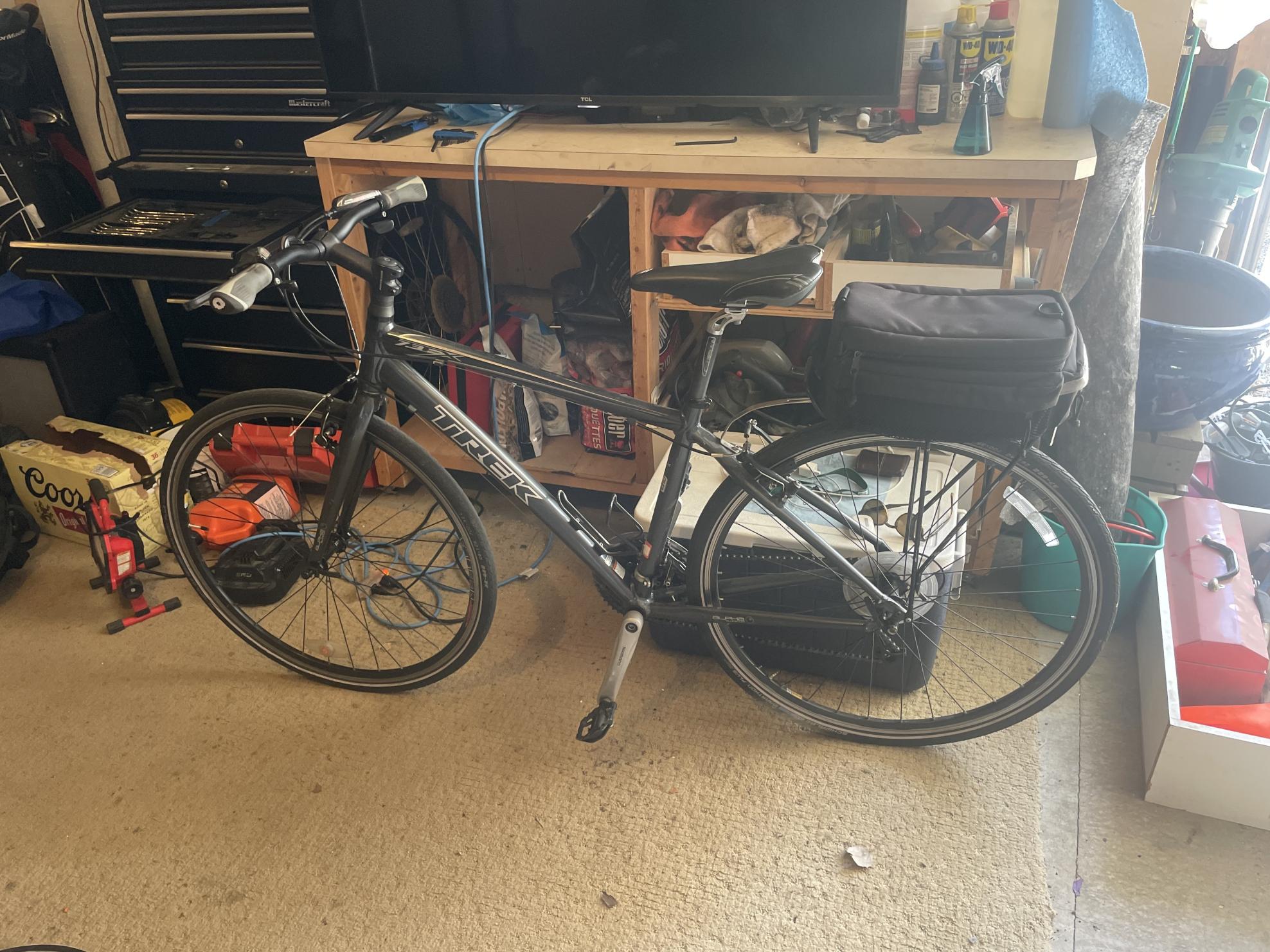 2010 Trek 7.3 FX Silver, gray or bare metal