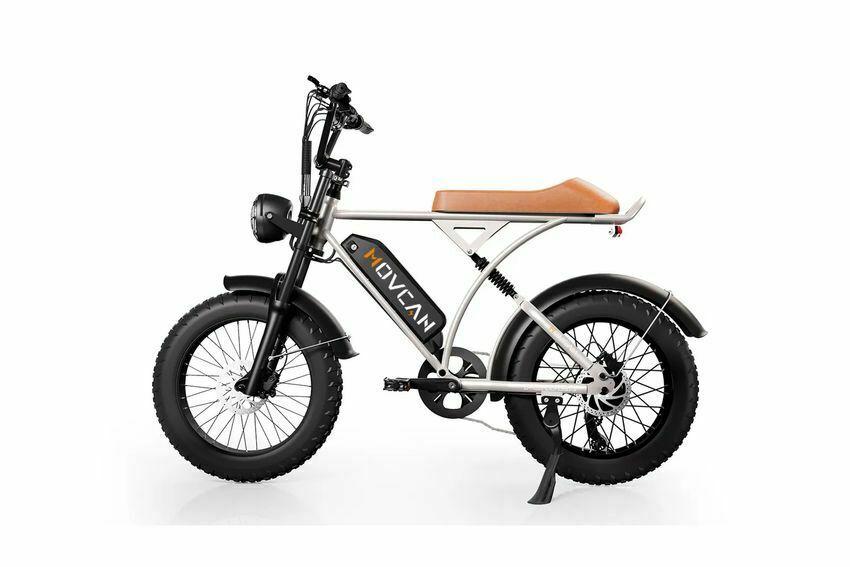 2024 Movcan Triangular frame with brown saddle e-motorcycle/e-dirtbike (no pedals) Silver, gray o...