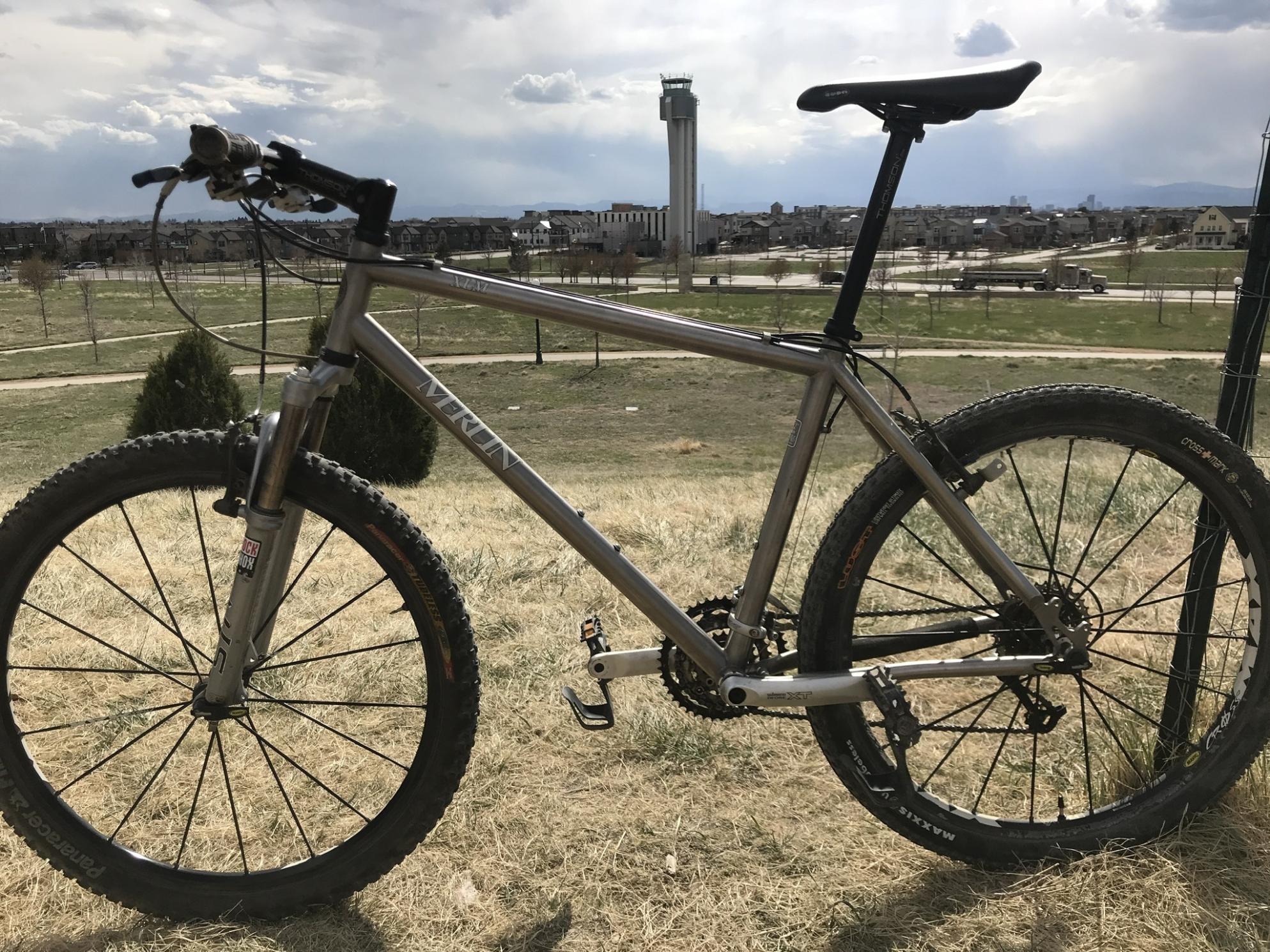 2002 Merlin TI mt XLM Silver, gray or bare metal