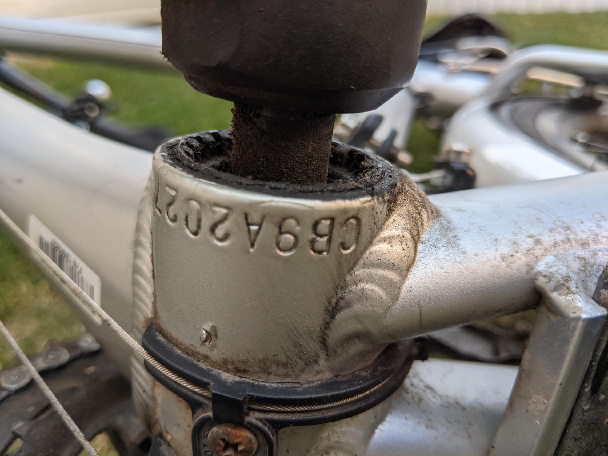 2008 Giant Tran Send DX Silver, gray or bare metal