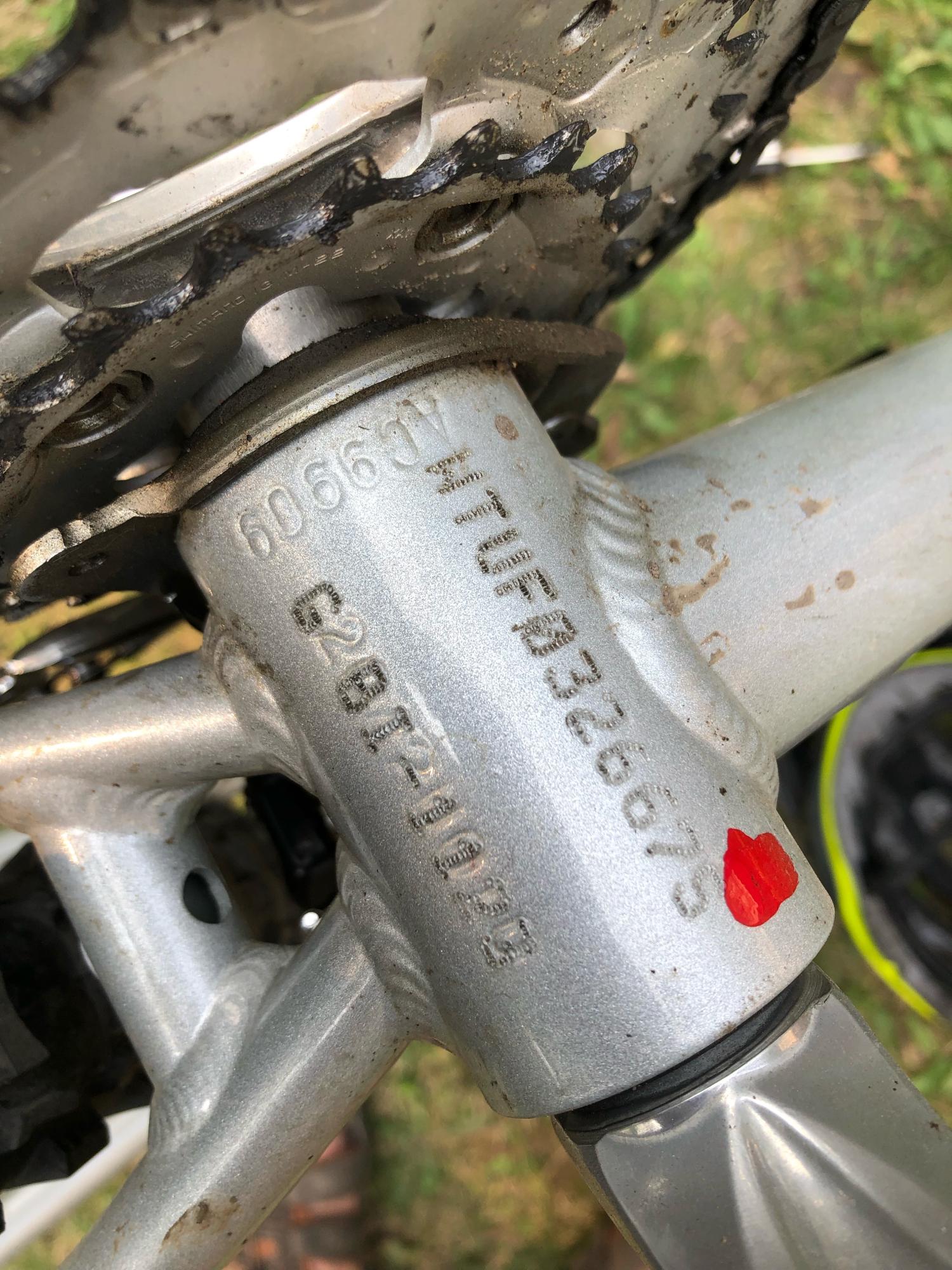 1998 Gary Fisher Tassajara Silver, gray or bare metal