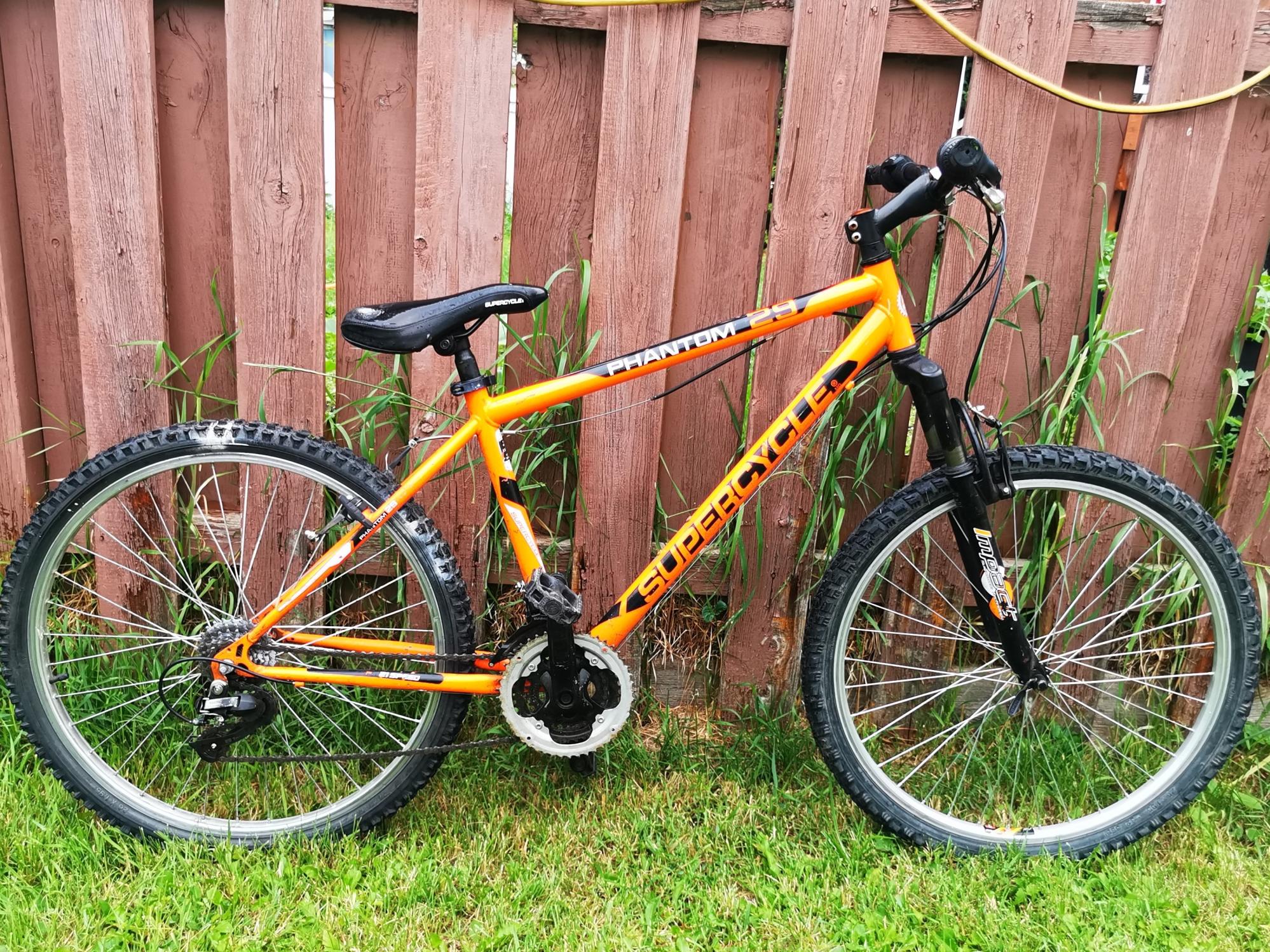 Supercycle Orange and Black