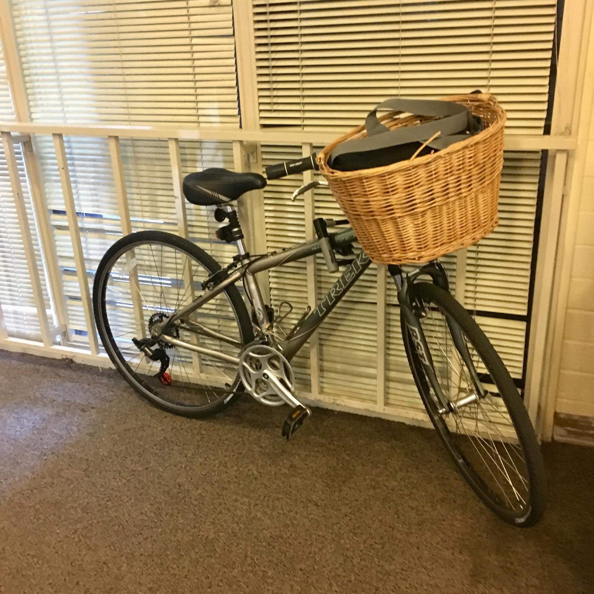 2006 Trek 7100 Green and Silver, gray or bare metal
