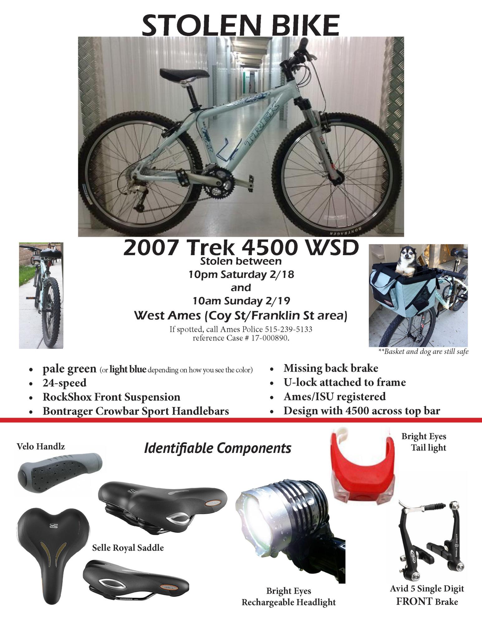 2007 Trek 4500 WSD Green