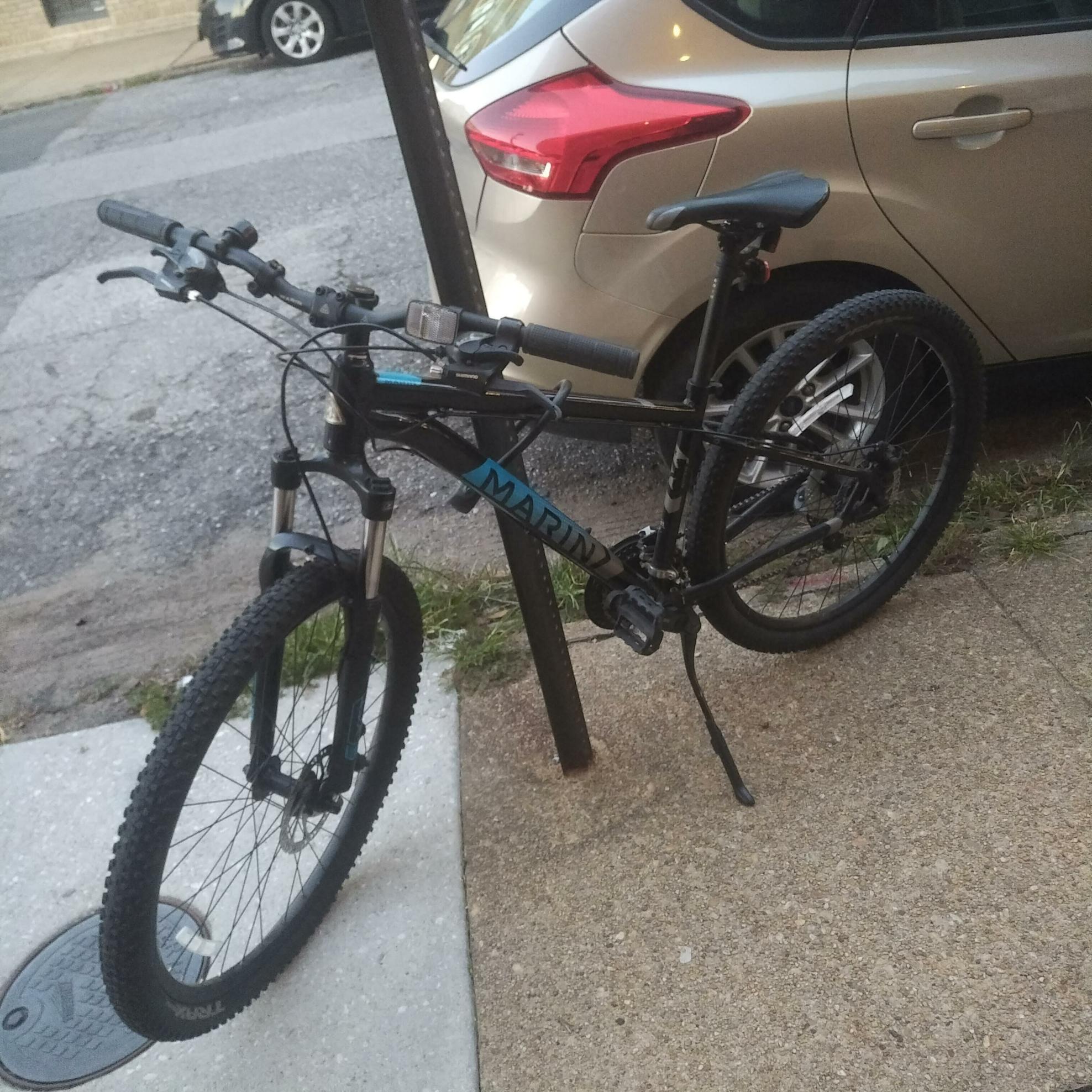 2018 Marin Bikes Bolinas Ridge 1 Black and Blue