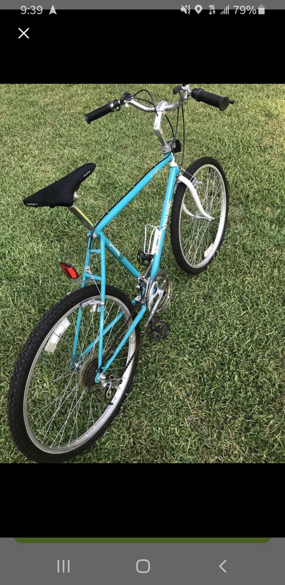 Spalding Bicycles Blade Teal