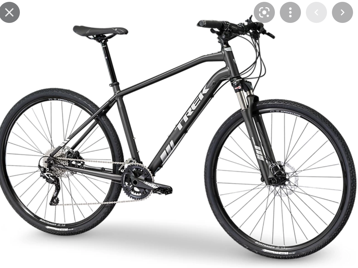 Trek Dual Sport Silver, gray or bare metal