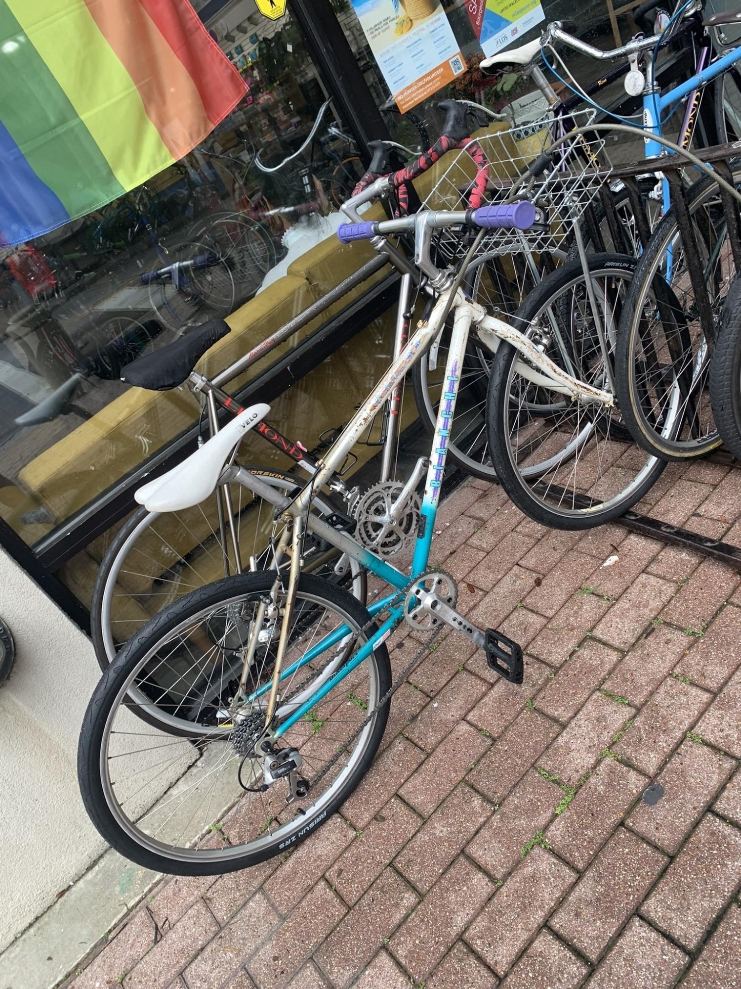 Bianchi Osprey White, Teal, and Purple