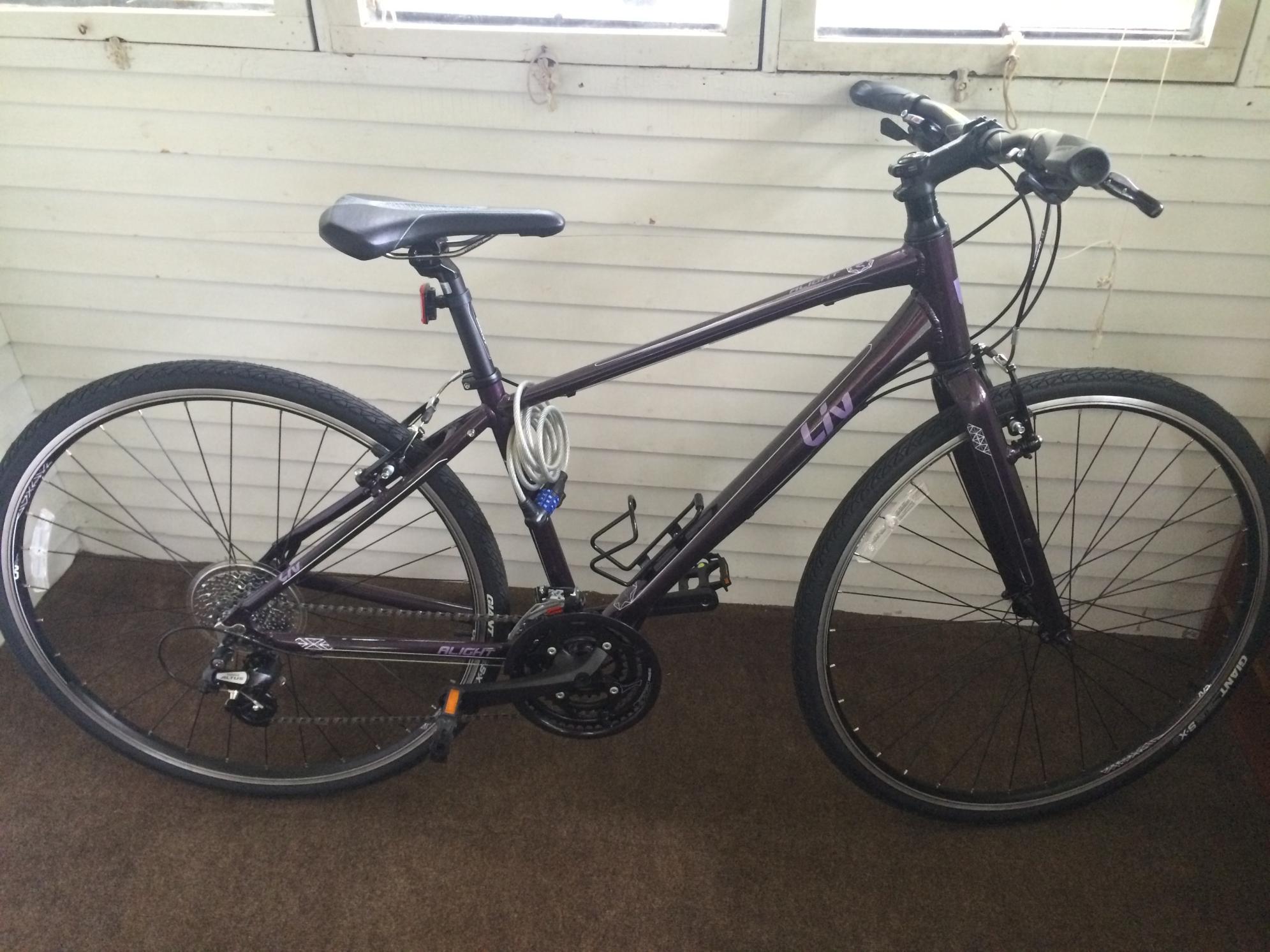 Giant Shimano 3x8-speed drivetrain Purple