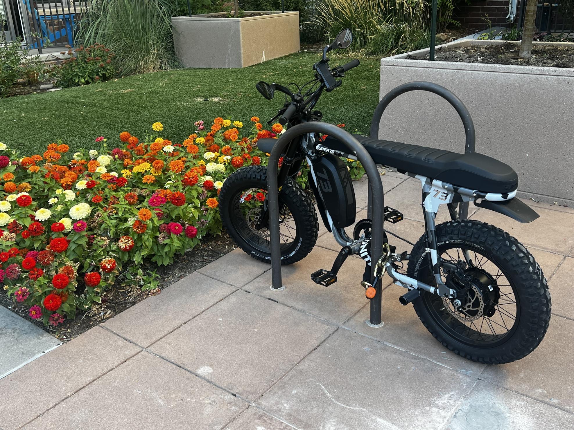 2023 Super73 Adventure Series Camouflage Black and... Black and White