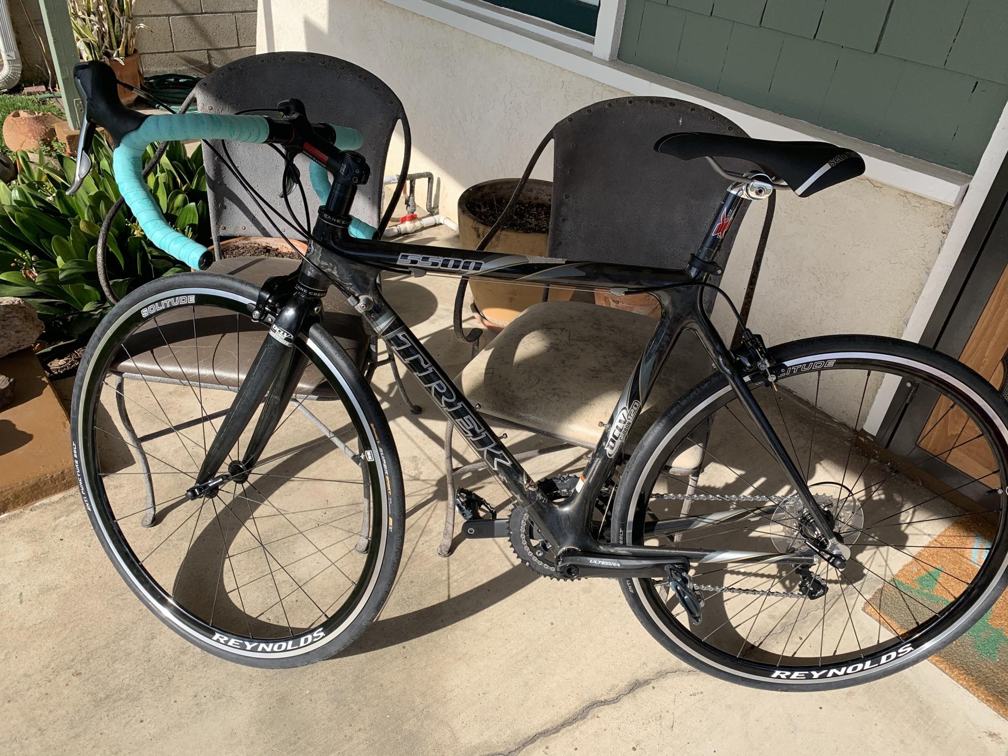 2004 Trek 5500 Silver, gray or bare metal