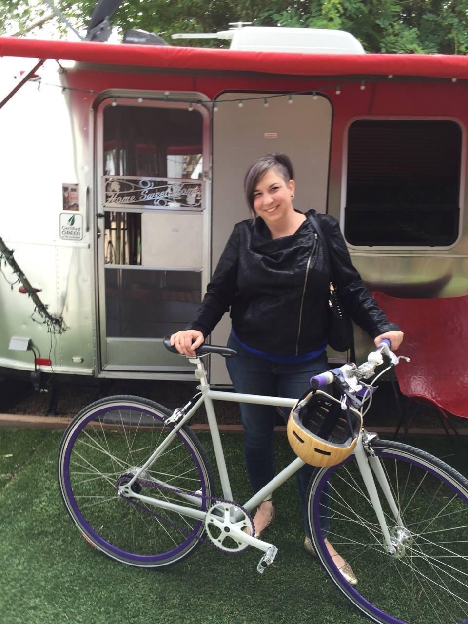 2013 Mission Bicycles Custom, no wording. Purple chain and purple wheel rims Silver or Gray and P...