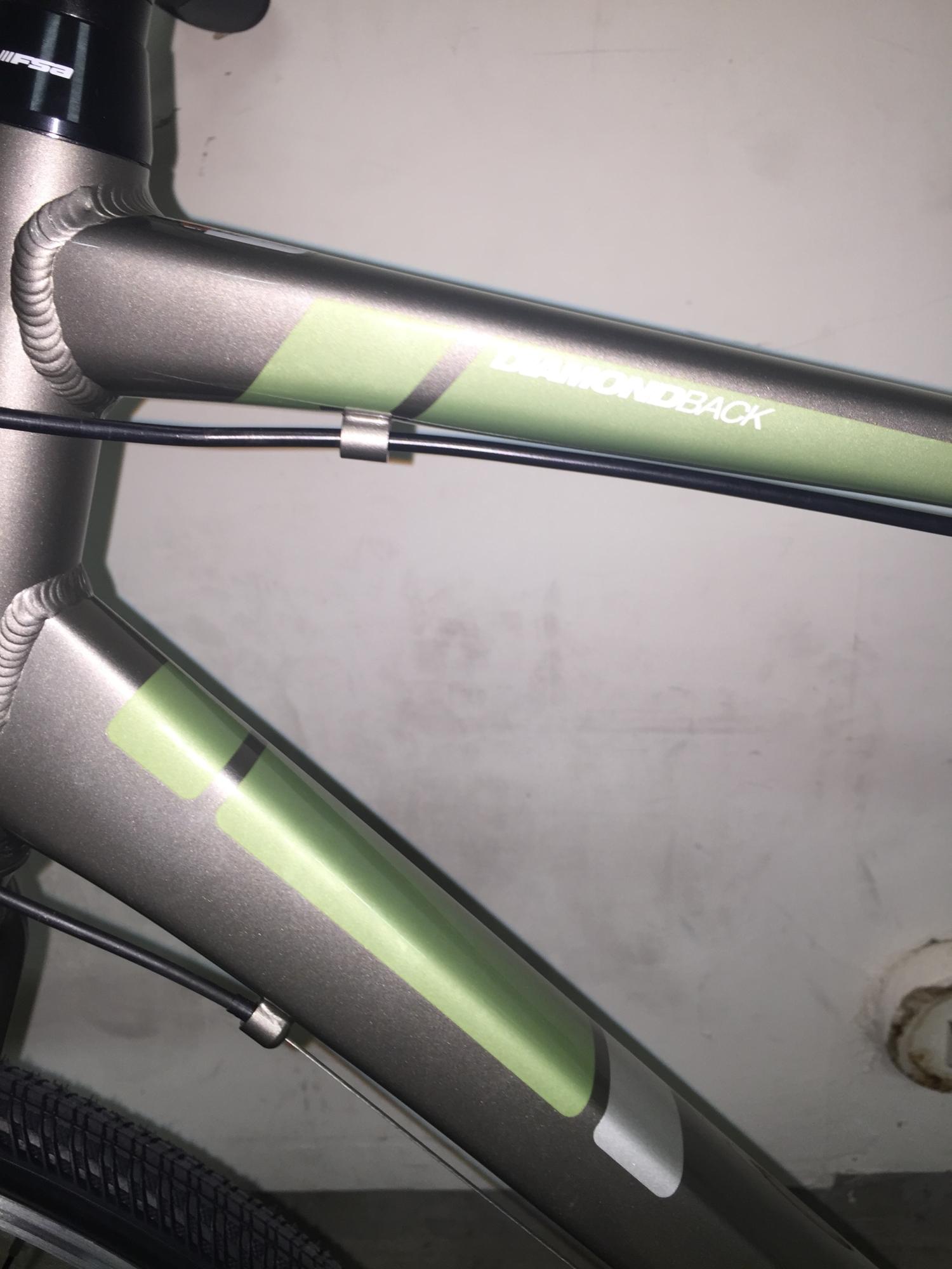 2016 Diamondback Insight 1 Silver or Gray and Green