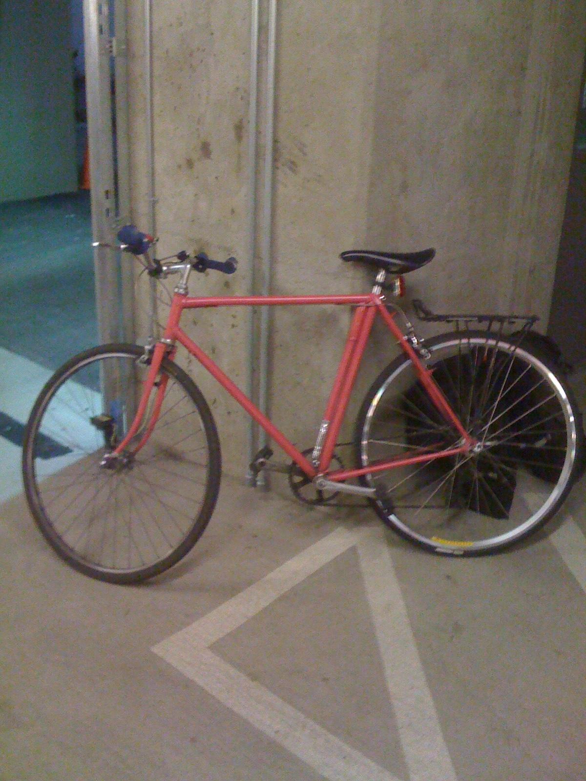 Raleigh Reynolds 531 with fancy cutouts Pink