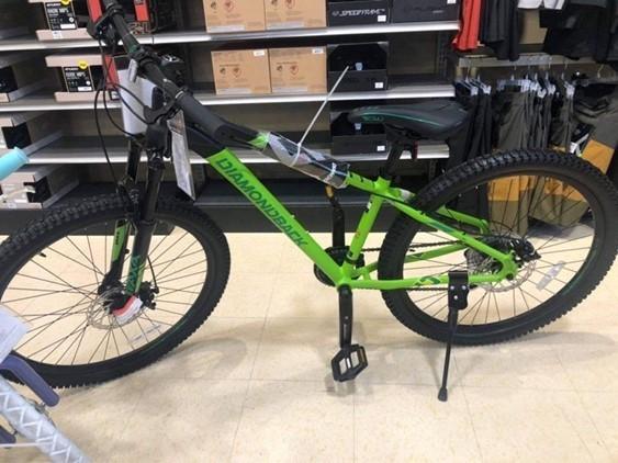 2021 Diamondback 6061 T6 heat treated alluminum frame Green
