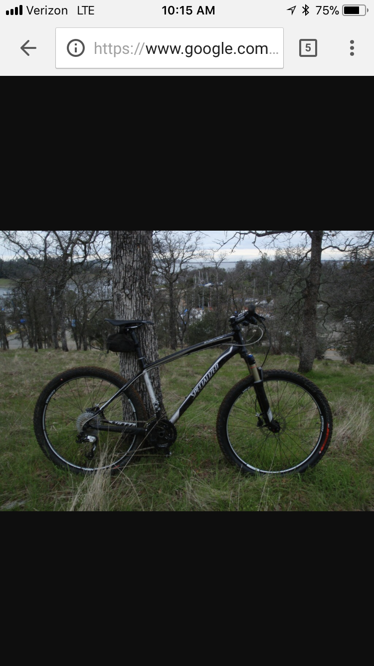 Specialized Stumpjumper Blue and Silver or Gray