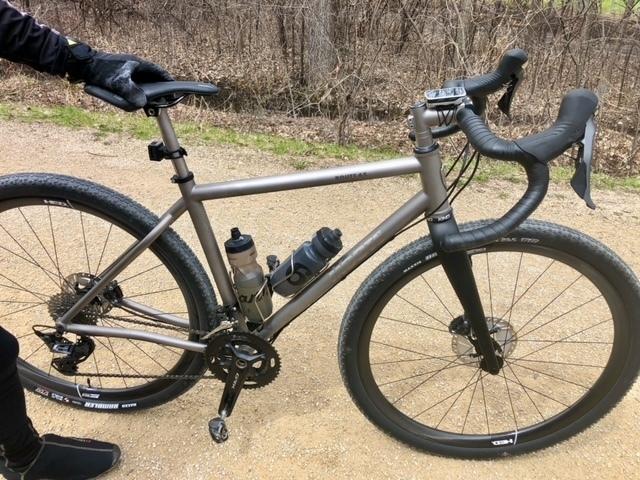 2021 Moots Cycles Routt 45 Silver, gray or bare metal