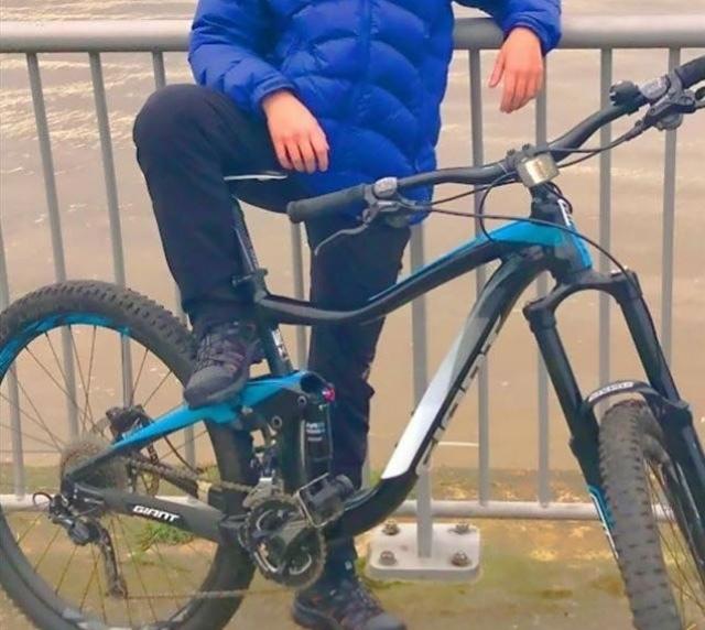 2017 Giant Trance 4 Black, Blue, and White