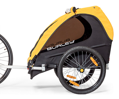 2022 Burley Bee bike trailer Yellow or Gold