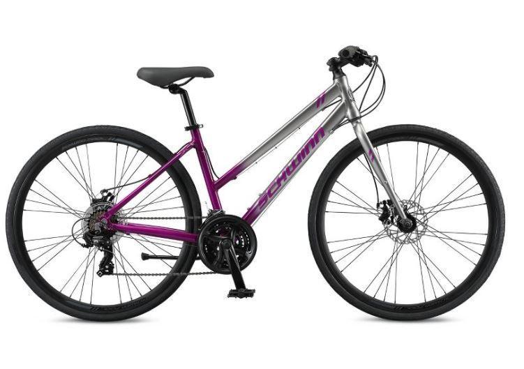 2021 Schwinn Women's Circuit 700c Purple and Silver, gray or bare metal