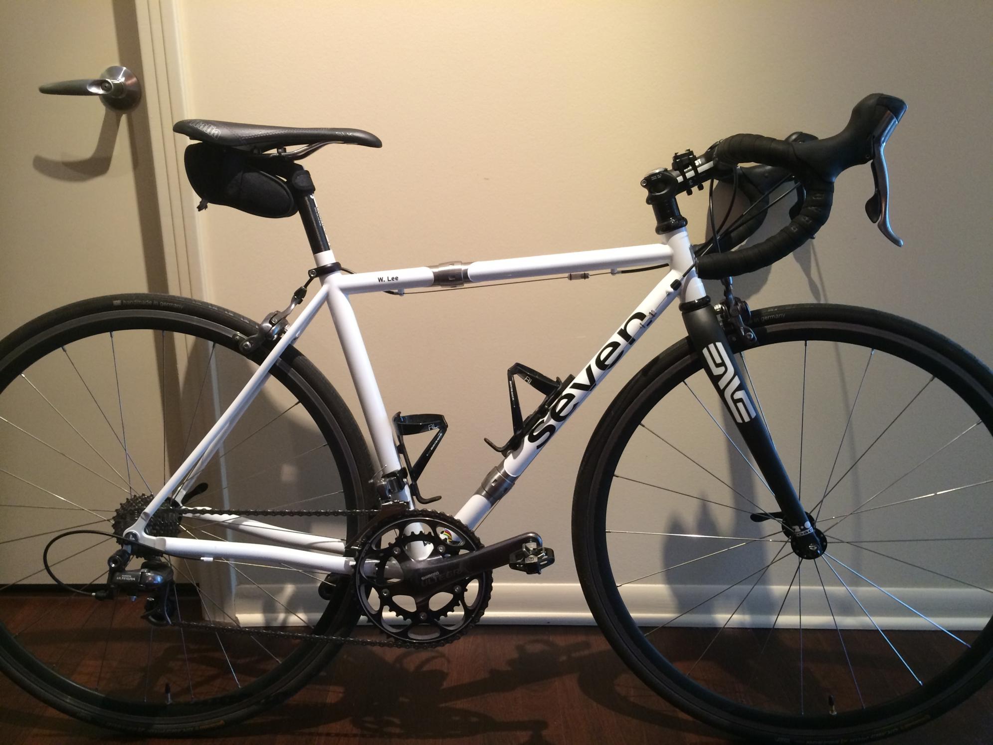 2014 Seven Cycles Custom steel Axiom White