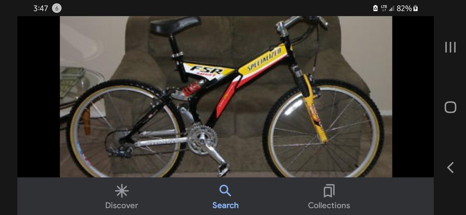 Specialized FSR XC Comp Black, Yellow or Gold, and Red