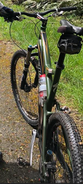 2008 Specialized Stumpjumper FSR Pro Green, Brown, and Black