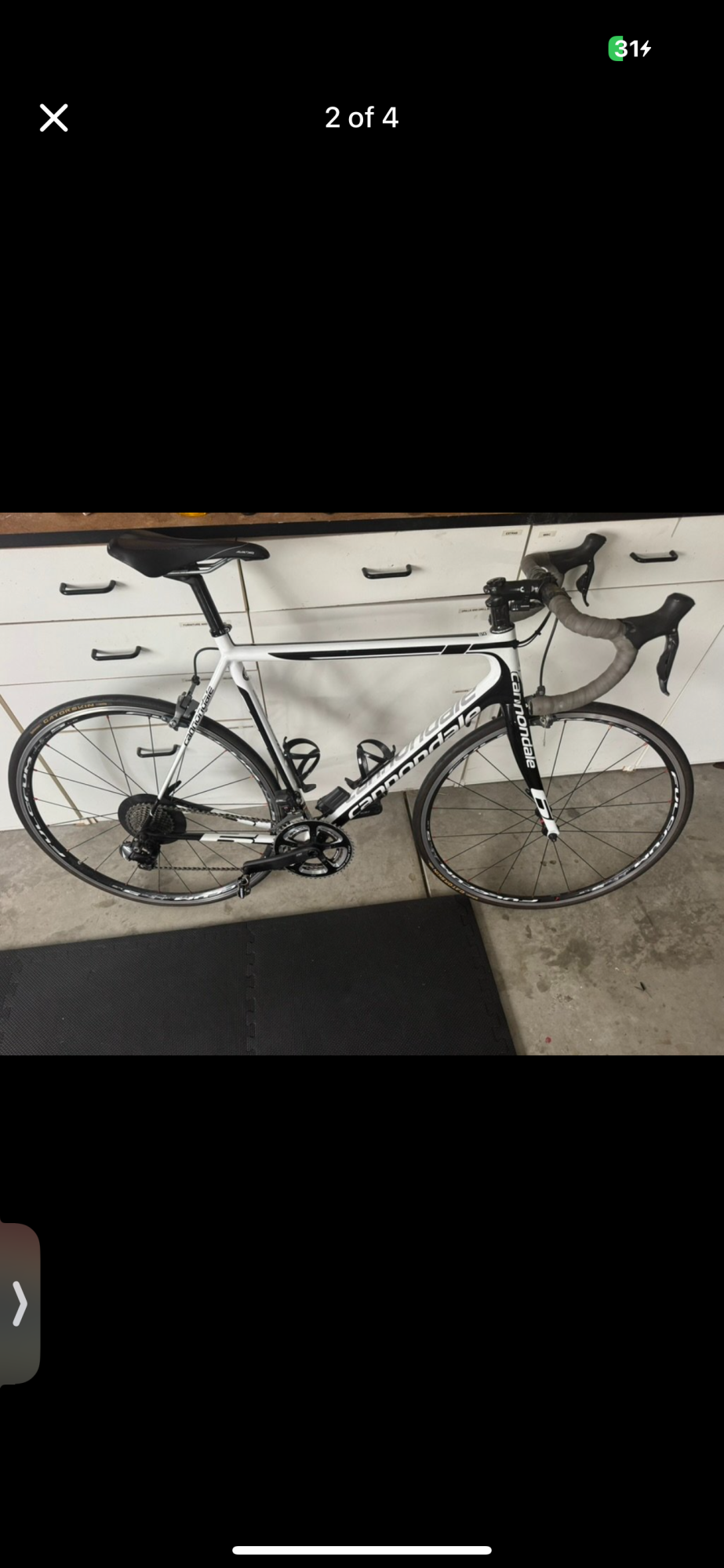 2015 Cannondale SuperSix Evo White and Black