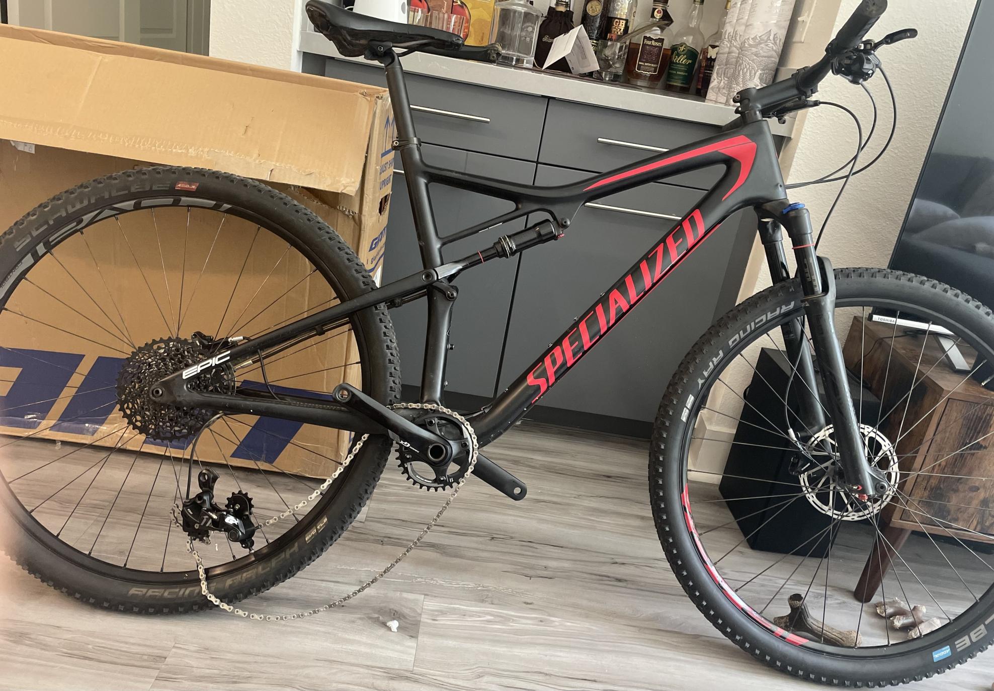 2018 Specialized Epic Carbon Comp Black and Red