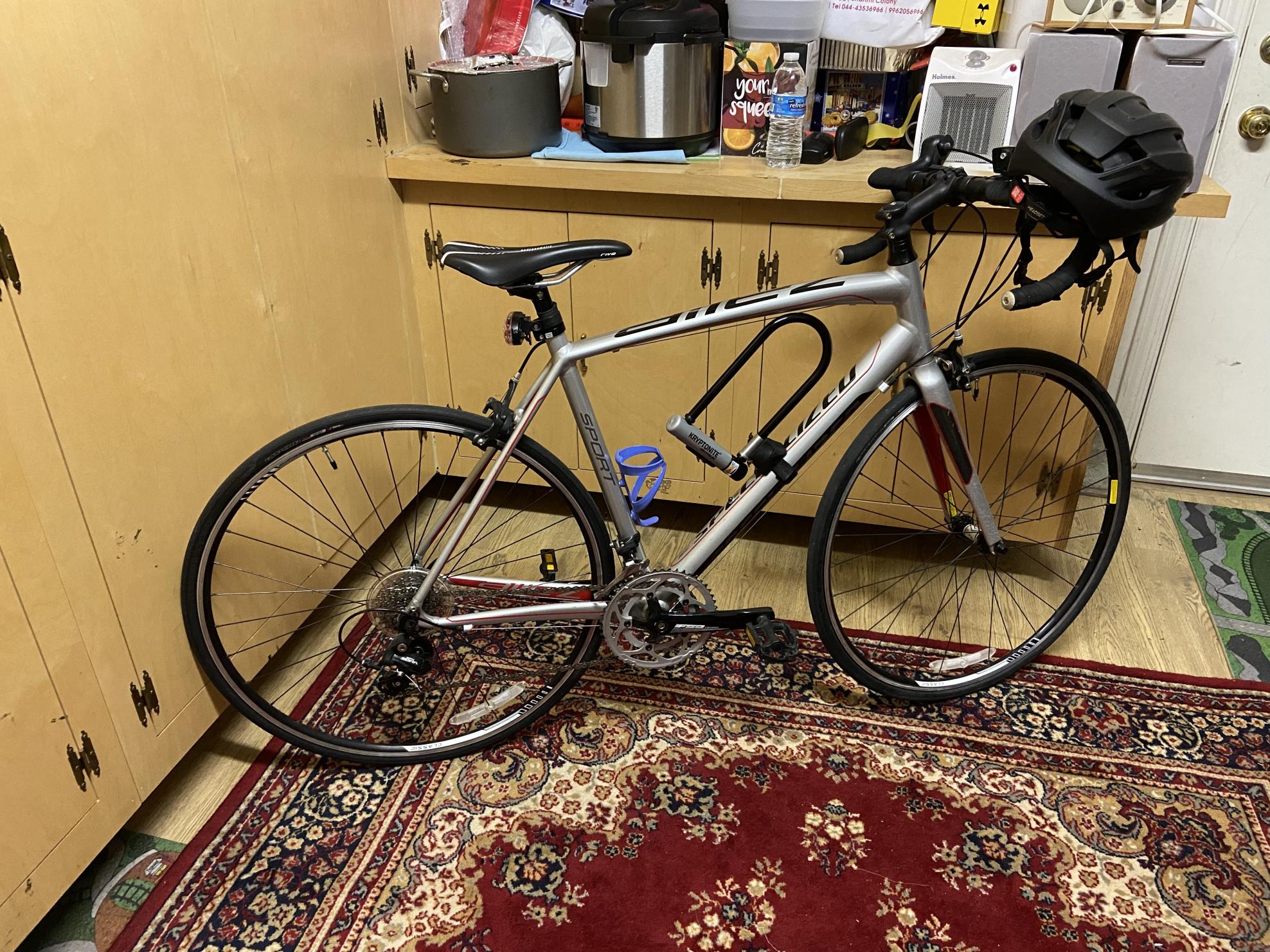 2012 Specialized Allez Sport Silver, gray or bare metal