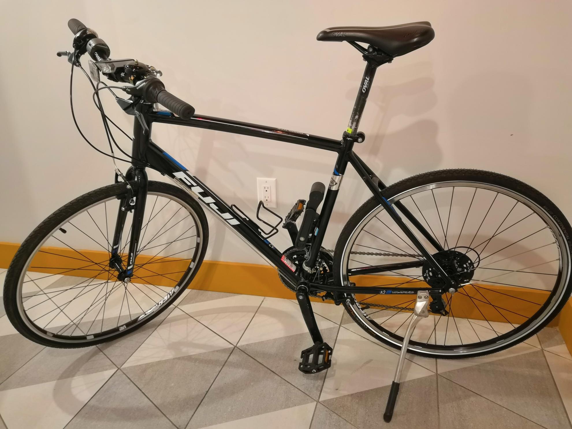 Fuji Absolute 2.3 Black, Blue, and Silver, gray or bare metal