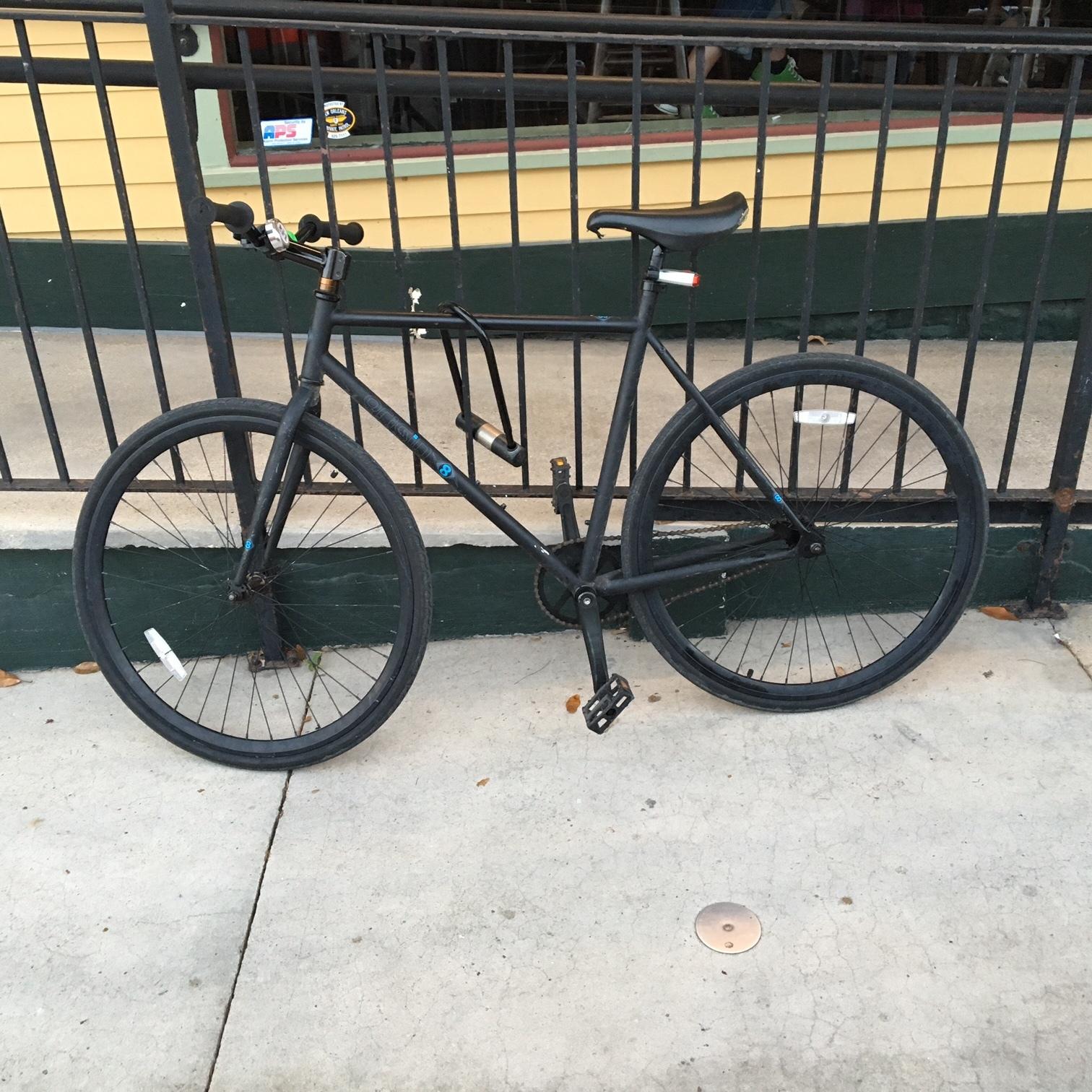 Origin8 black with blue writing Black