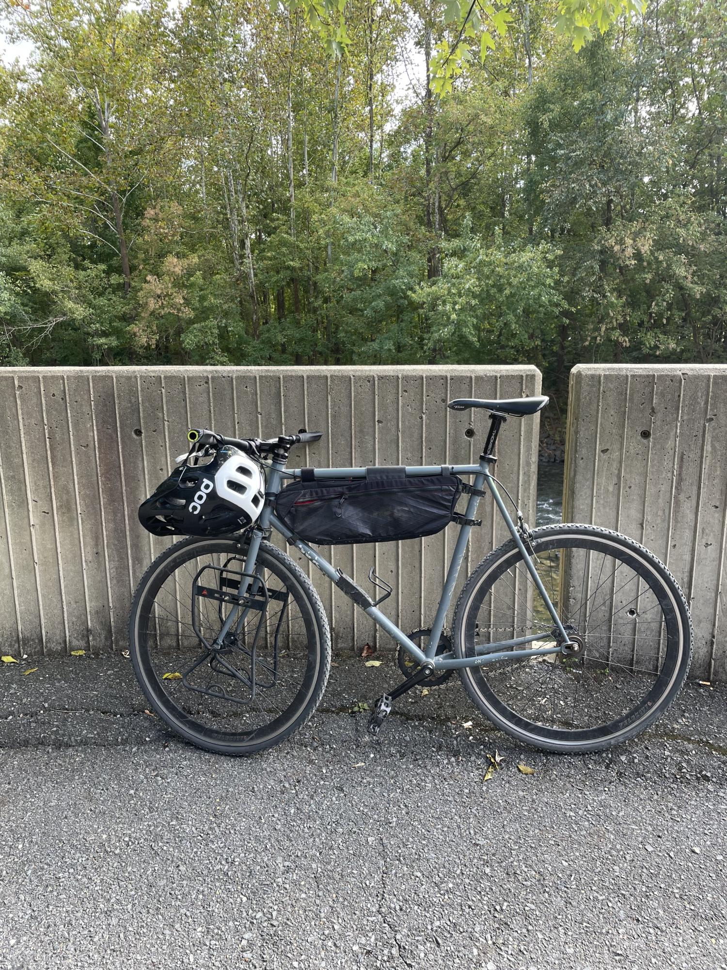 2017 Surly Steamroller Silver, gray or bare metal