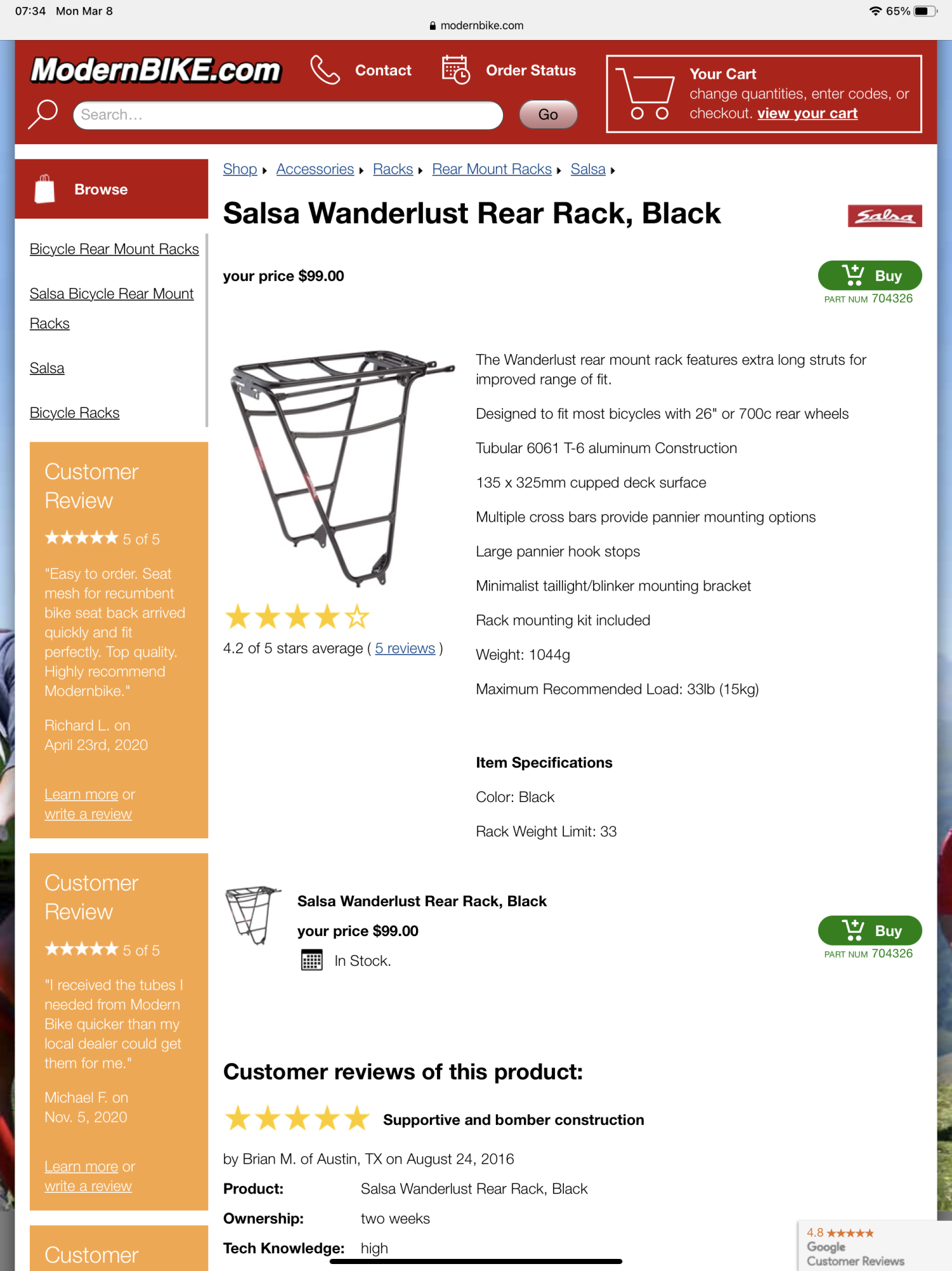 2020 Salsa Fargo Apex 1 Red