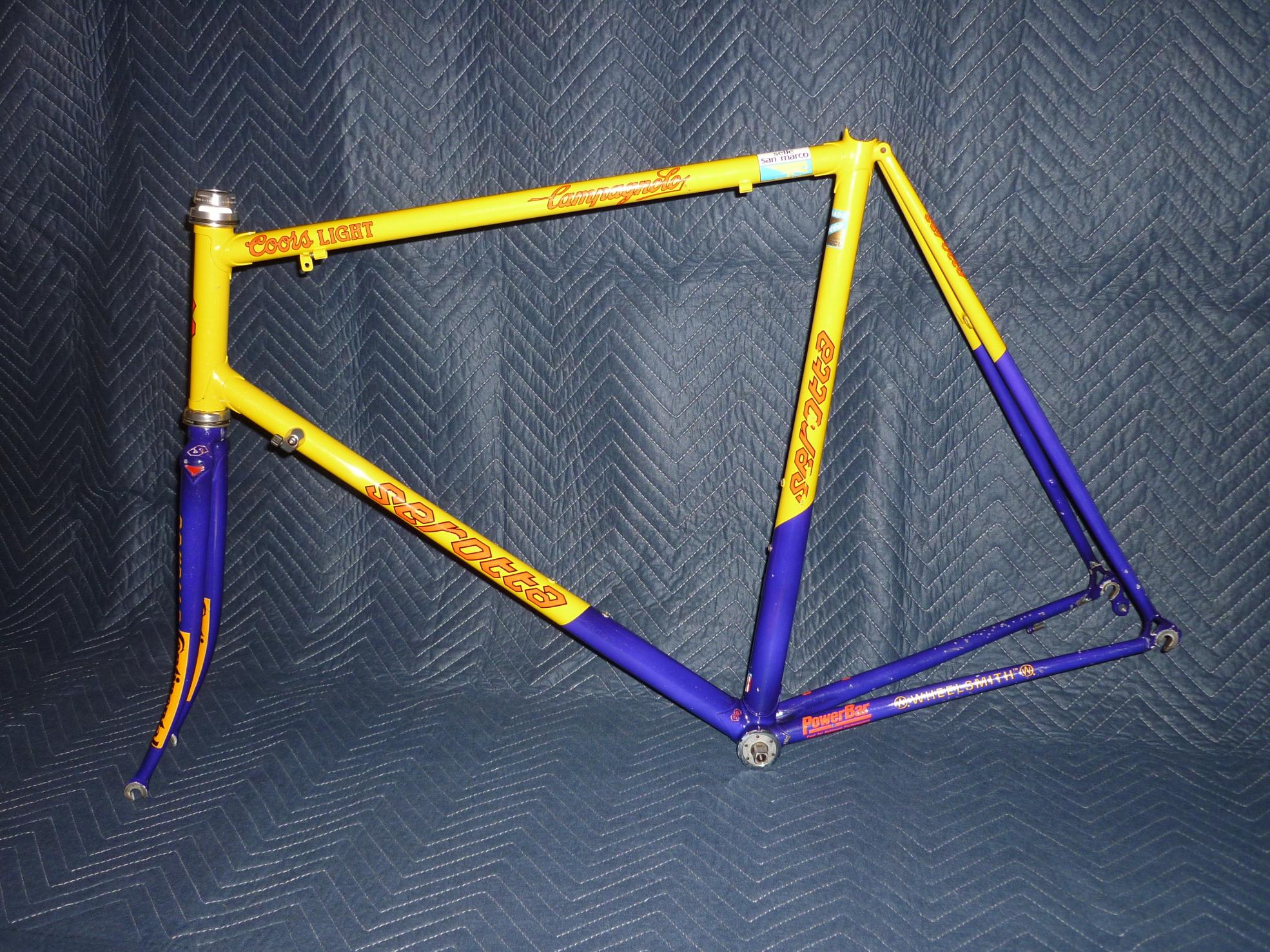 1994 Serotta Coors Light Team Yellow or Gold and Purple