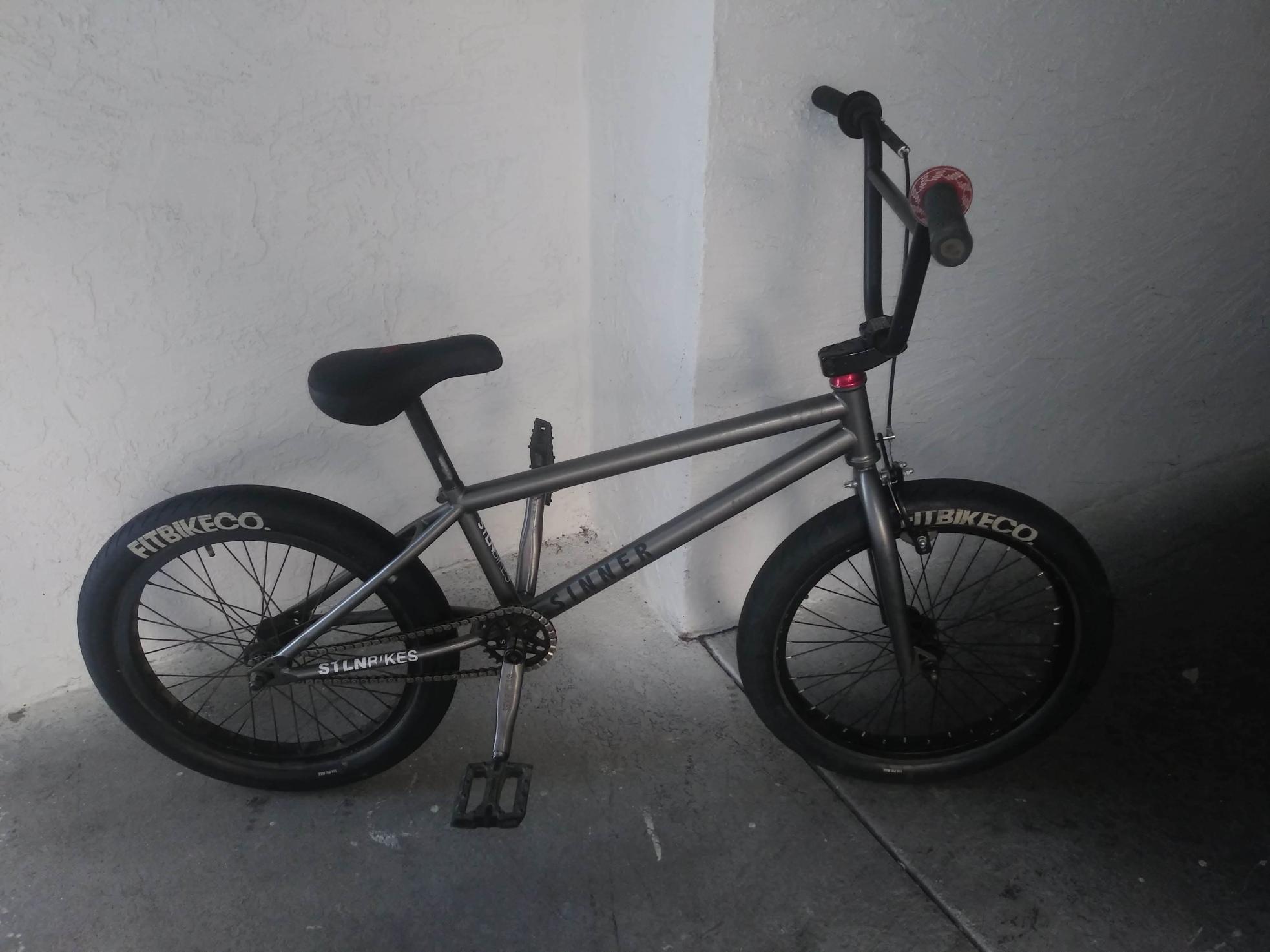 2013 Stolen Bicycle Co. Sinner Silver, gray or bare metal