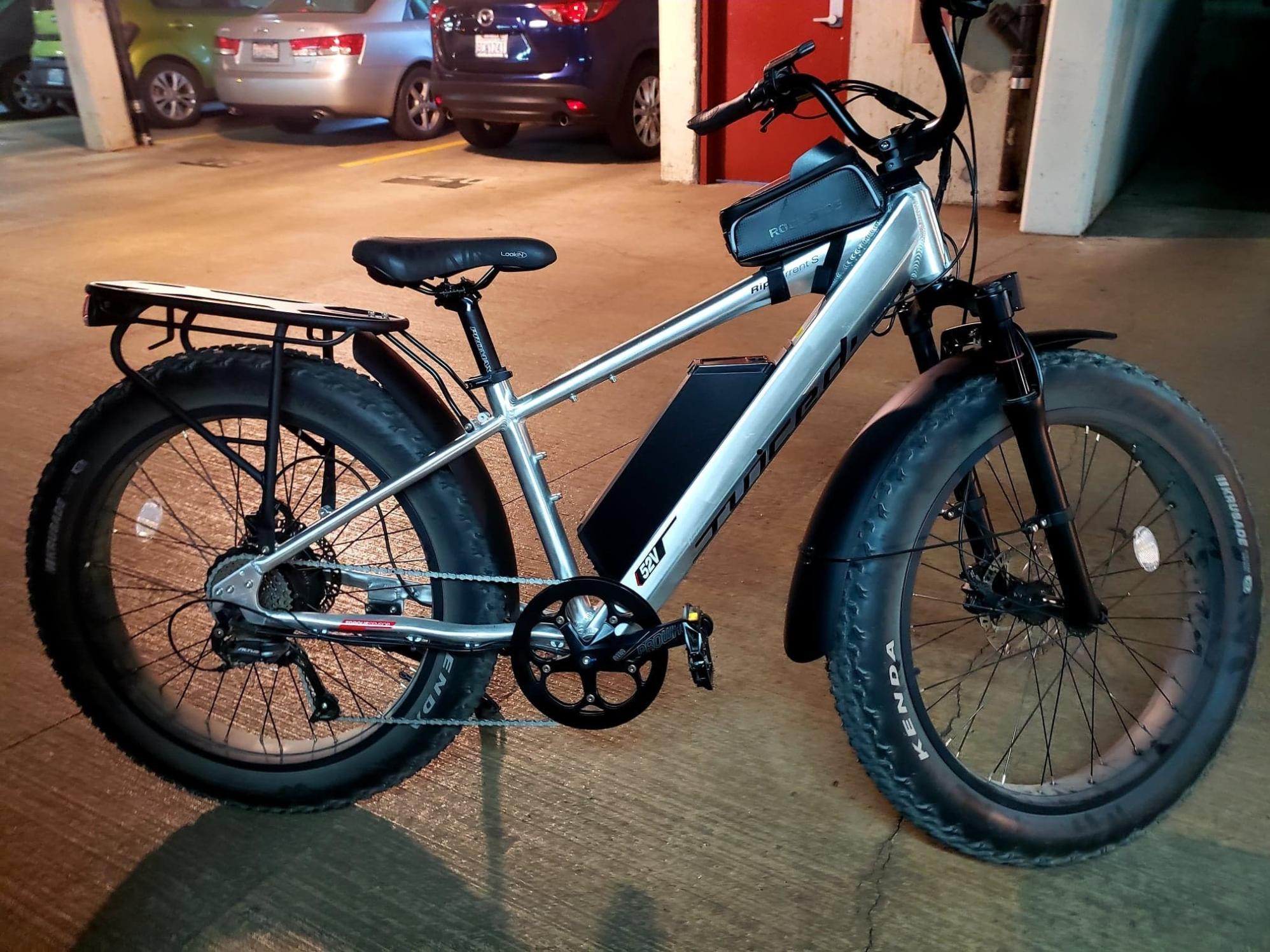 2020 Juiced Bikes RipCurrent S Silver, gray or bare metal