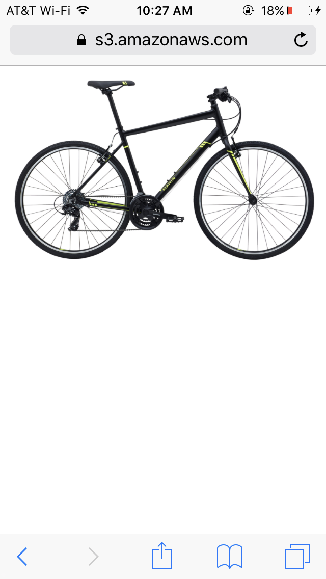 Marin Bikes Fairfax Black and Green