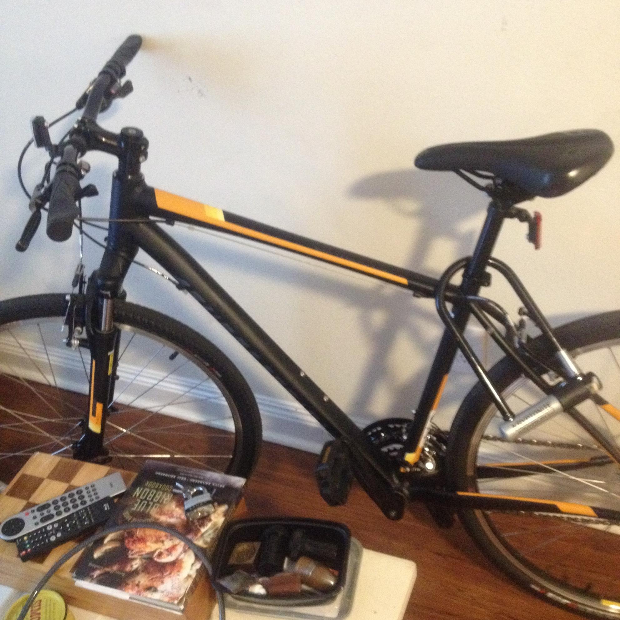 2016 Specialized Crosstrail Black, Orange, and Silver or Gray