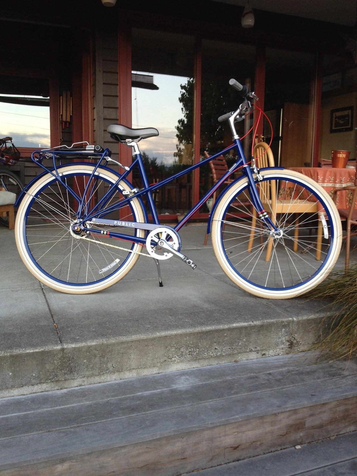 2012 PUBLIC bikes M8i - mixte Blue