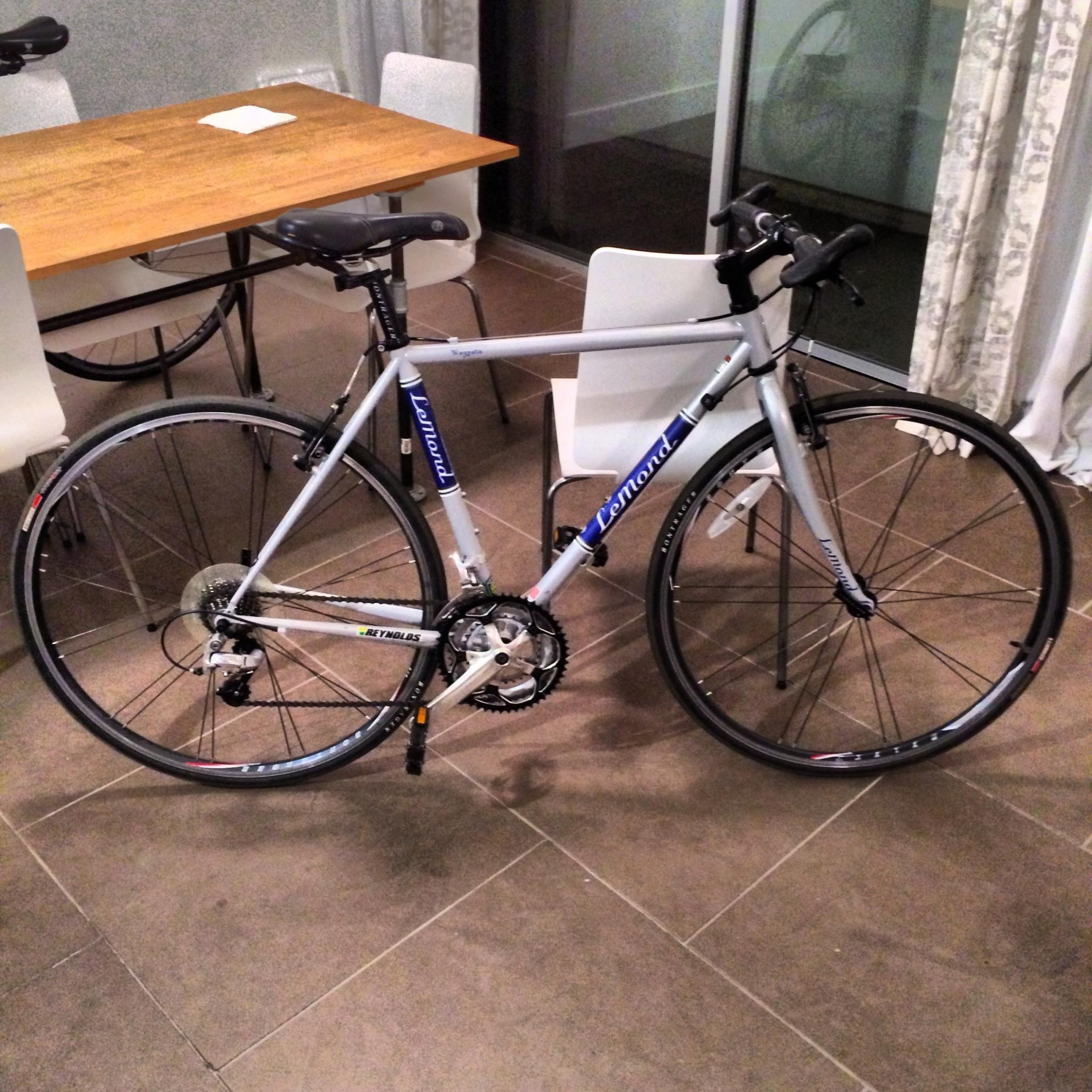 2004 LeMond Racing Cycles Wayzata  Silver or Gray and Blue