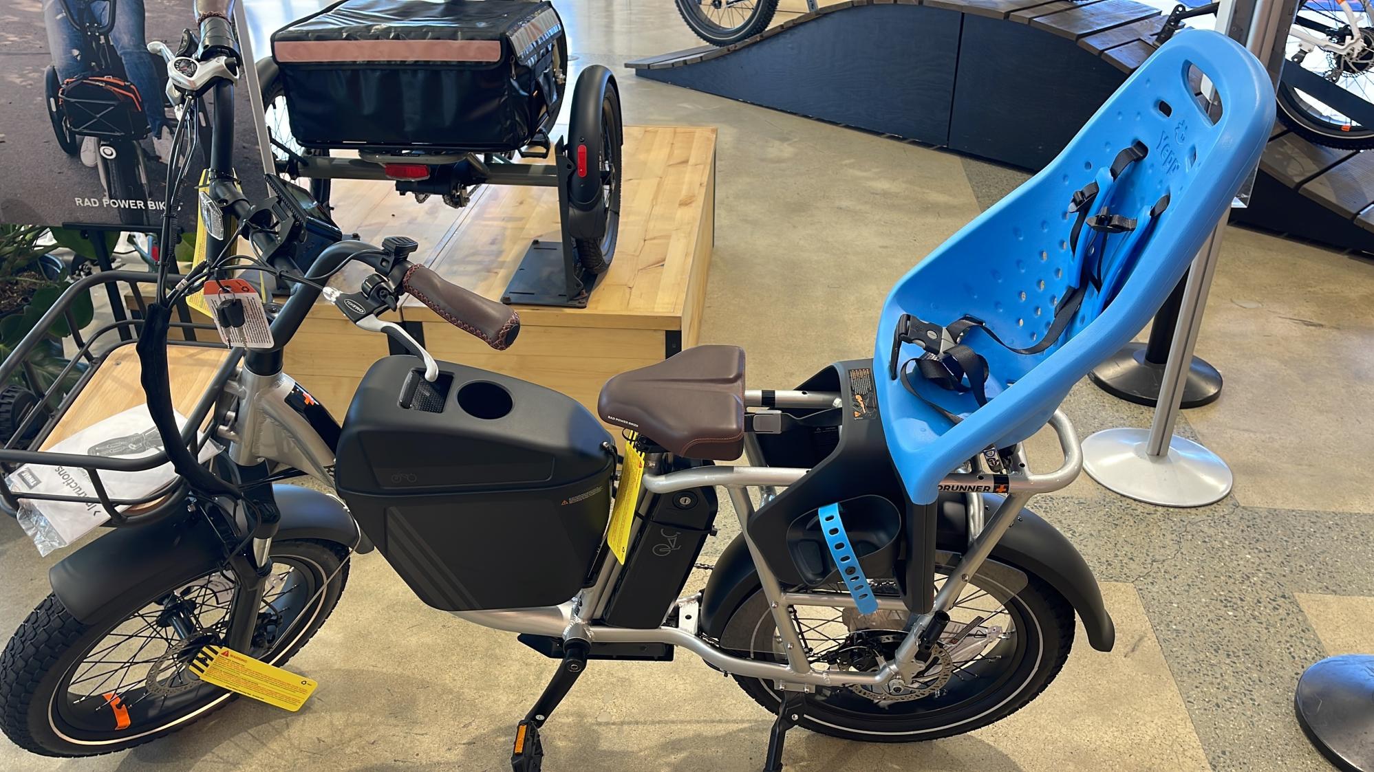 2023 Rad Power Bikes Runner Plus Silver, gray or bare metal