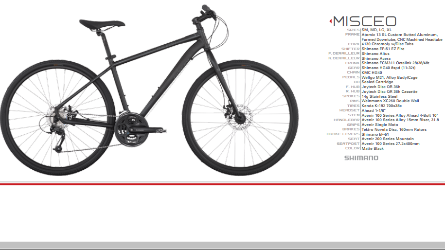 2012 Raleigh Misceo Black