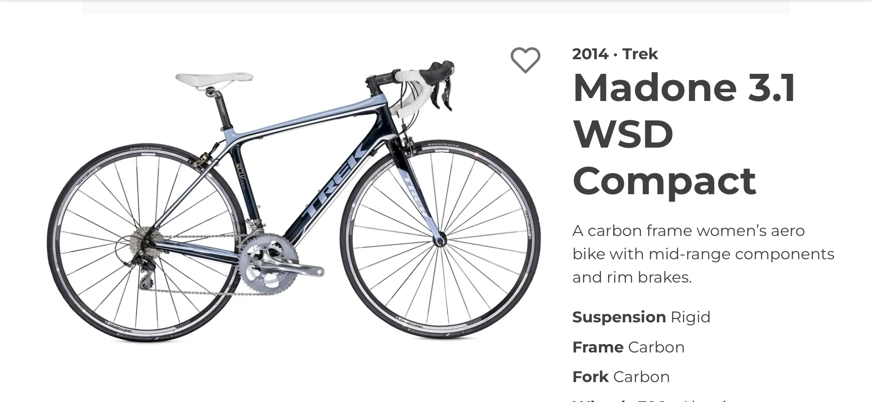 2014 Trek Madone 3.1 Blue