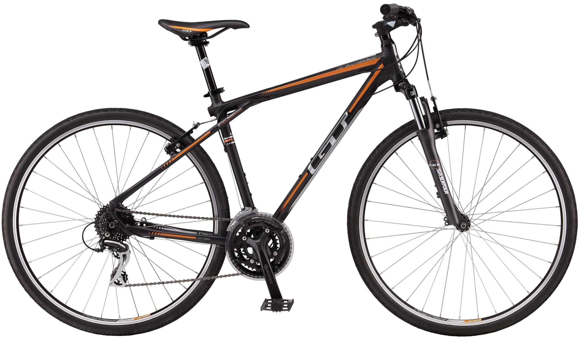 2014 GT Bicycles Transeo 4.0 Black and Orange