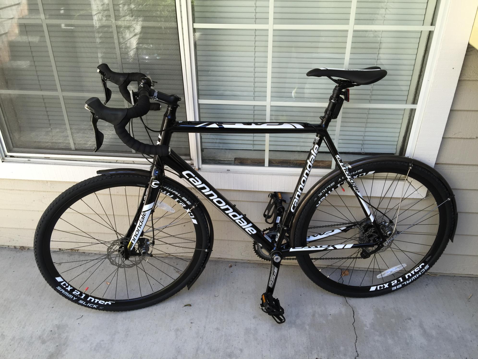 2015 Cannondale CAAD X 105 disc Black