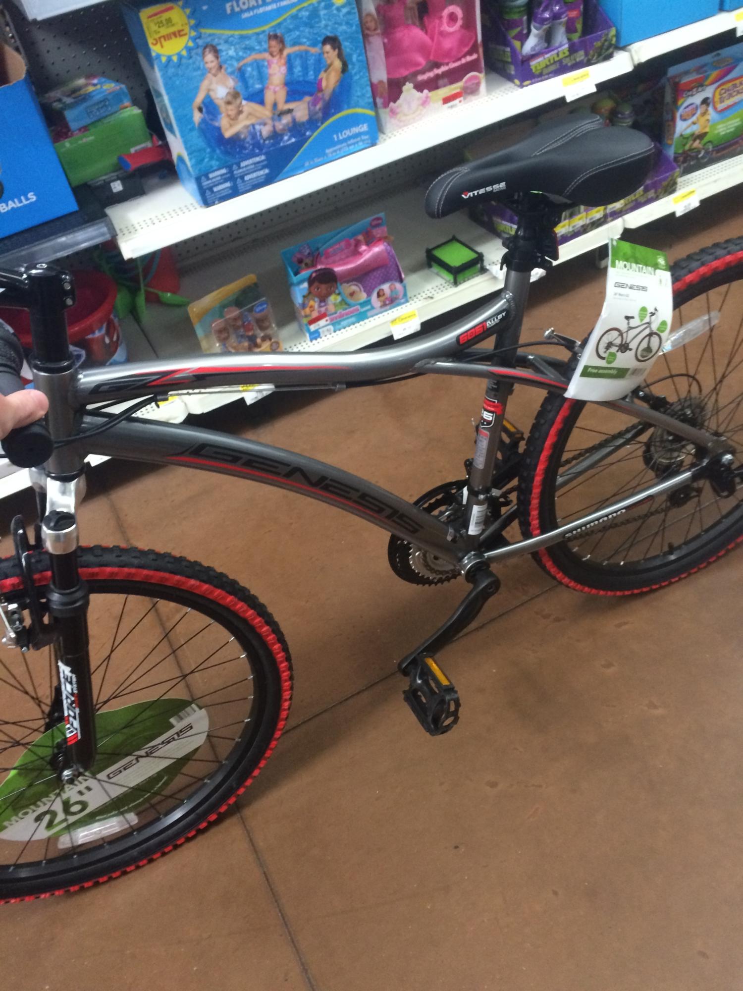 Genesis hardtail mountain bike Silver or Gray